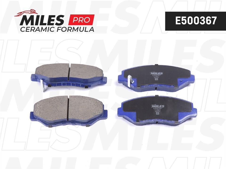 Miles E500367 Brake Pad Set, disc brake E500367: Buy near me in Poland at 2407.PL - Good price!