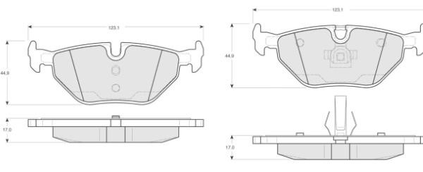 MTR MT447 Brake Pad Set, disc brake MT447: Buy near me at 2407.PL in Poland at an Affordable price!