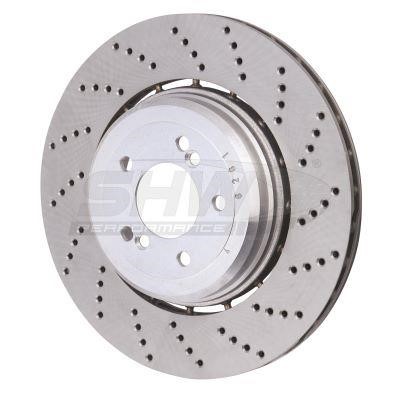 SHW Performance BRR48081 Rear ventilated brake disc BRR48081: Buy near me in Poland at 2407.PL - Good price!