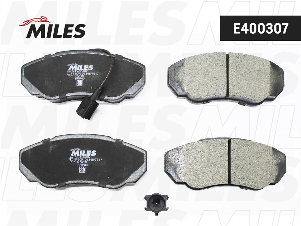 Miles E400307 Brake Pad Set, disc brake E400307: Buy near me in Poland at 2407.PL - Good price!