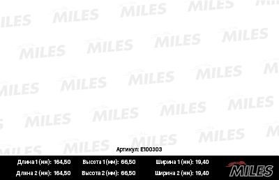 Miles E100303 Klocki hamulcowe, zestaw E100303: Dobra cena w Polsce na 2407.PL - Kup Teraz!