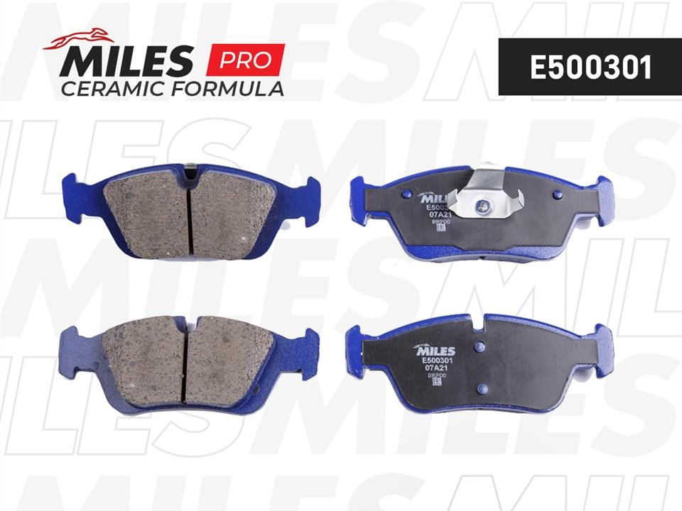 Miles E500301 Brake Pad Set, disc brake E500301: Buy near me in Poland at 2407.PL - Good price!