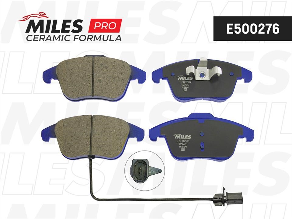 Miles E500276 Brake Pad Set, disc brake E500276: Buy near me in Poland at 2407.PL - Good price!