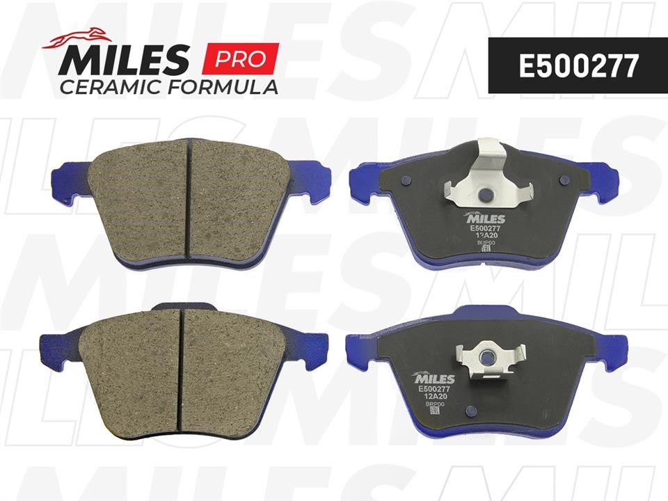 Miles E500277 Brake Pad Set, disc brake E500277: Buy near me in Poland at 2407.PL - Good price!