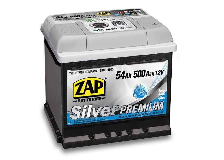 ZAP 554 35 Starterbatterie ZAP Silver Premium 12V 54Ah 500(EN) R+ 55435: Bestellen Sie in Polen zu einem guten Preis bei 2407.PL!