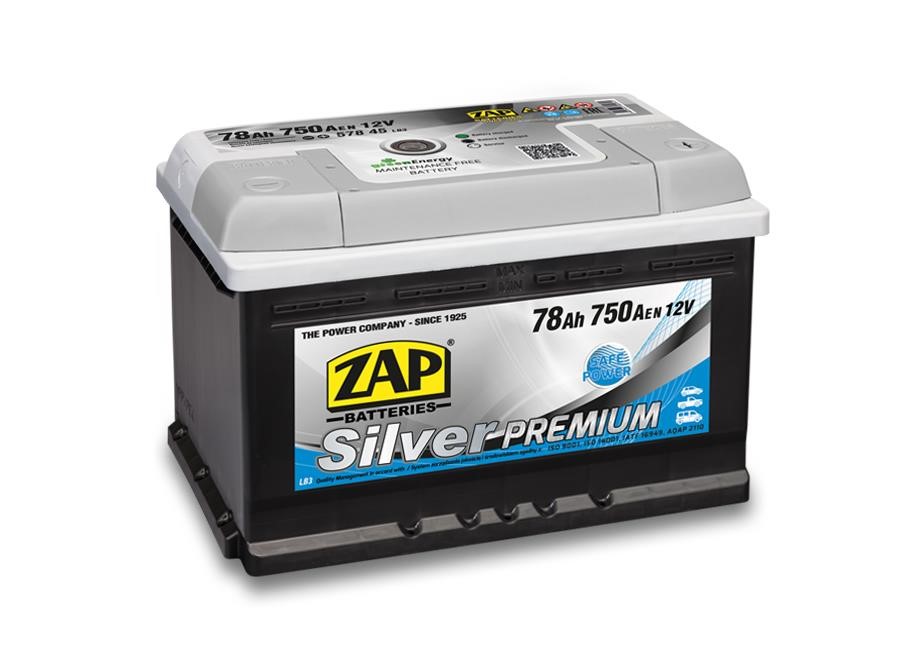 ZAP 578 45 Акумулятор ZAP Silver Premium 12В 78Ач 750(EN) R+ 57845: Приваблива ціна - Купити у Польщі на 2407.PL!