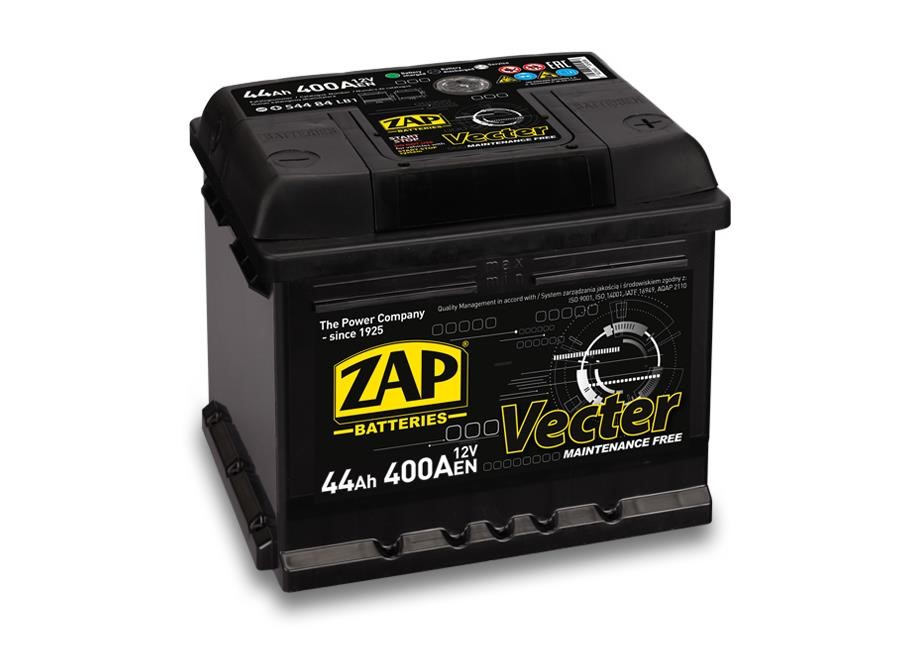 ZAP 544 84 Аккумулятор ZAP Vecter 12В 44Ач 400(EN) R+ 54484: Отличная цена - Купить в Польше на 2407.PL!