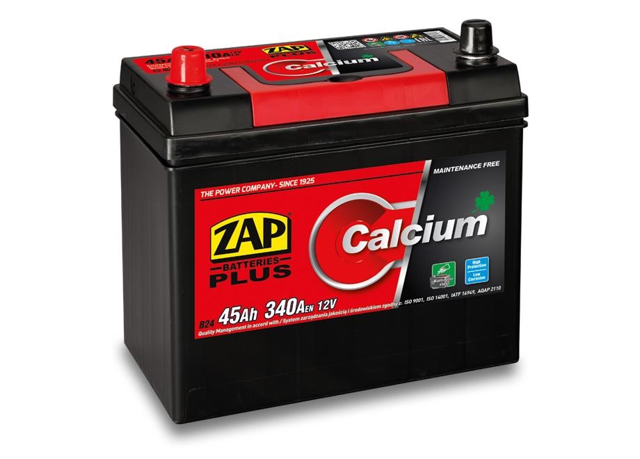 ZAP 545 24 Акумулятор ZAP Calcium Plus 12В 45Ач 340(EN) R+ 54524: Приваблива ціна - Купити у Польщі на 2407.PL!