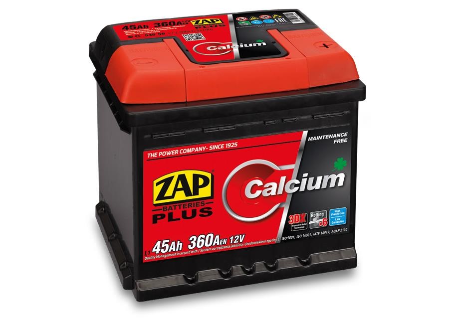 ZAP 545 59 Akumulator ZAP Calcium Plus 12V 45Ah 360(EN) P+ 54559: Dobra cena w Polsce na 2407.PL - Kup Teraz!
