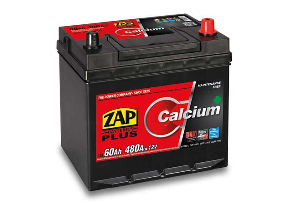 ZAP 560 23 Starterbatterie ZAP Calcium Plus 12V 60Ah 480(EN) R+ 56023: Kaufen Sie zu einem guten Preis in Polen bei 2407.PL!