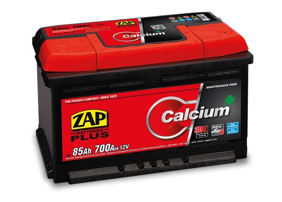 ZAP 585 42 Battery ZAP Calcium Plus 12V 85Ah 700(EN) R+ 58542: Buy near me in Poland at 2407.PL - Good price!