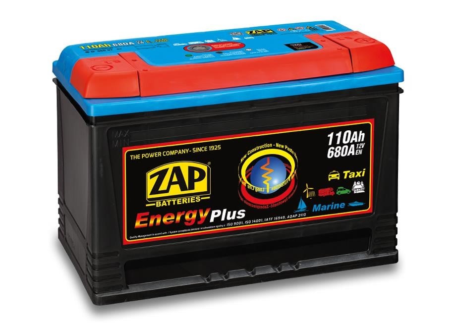 ZAP 961 07 Battery ZAP Energy Plus 12V 110Ah 680(EN) R+ 96107: Buy near me in Poland at 2407.PL - Good price!