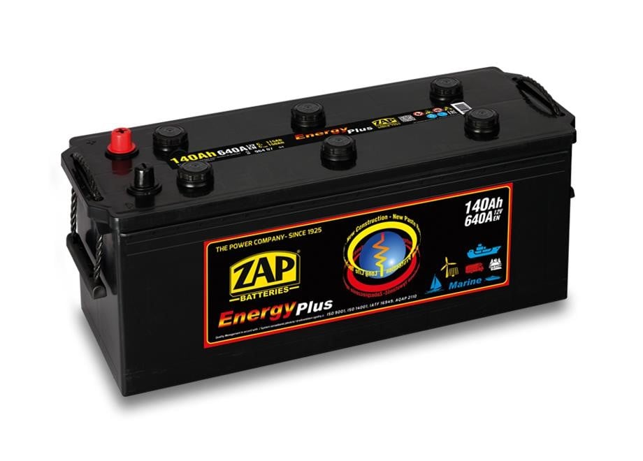 ZAP 964 07 Battery ZAP Energy Plus 12V 140Ah 640(EN) Lateral, L+ 96407: Buy near me at 2407.PL in Poland at an Affordable price!