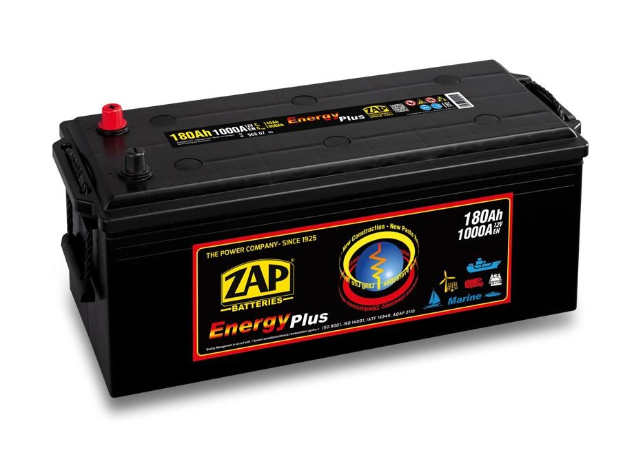 ZAP 968 07 Akumulator ZAP Energy Plus 12V 180Ah 1000(EN) Boczny plus lewy 96807: Atrakcyjna cena w Polsce na 2407.PL - Zamów teraz!