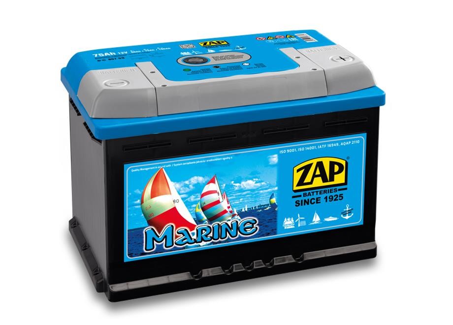 ZAP 857 50 Battery ZAP Marine 12V 75Ah R+ 85750: Buy near me at 2407.PL in Poland at an Affordable price!
