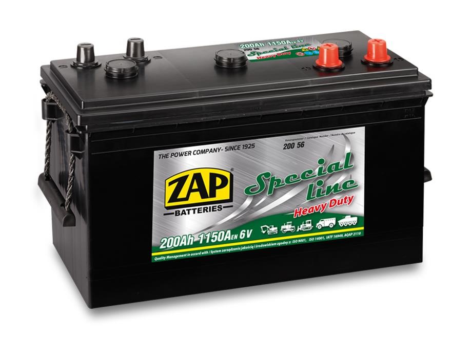 ZAP 200 56 Starterbatterie ZAP Special 6V 200Ah 1150(EN) Diagonale 20056: Kaufen Sie zu einem guten Preis in Polen bei 2407.PL!