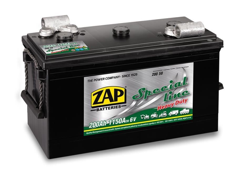 ZAP 200 58 Starterbatterie ZAP Special 6V 200Ah 1150(EN) Diagonale 20058: Kaufen Sie zu einem guten Preis in Polen bei 2407.PL!