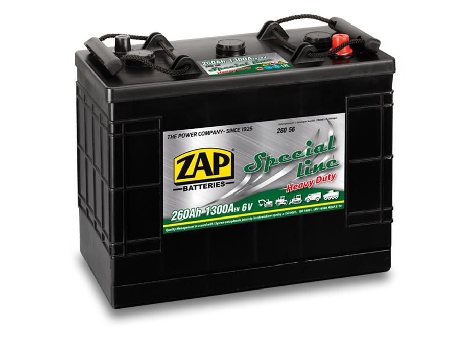 ZAP 260 56 Starterbatterie ZAP Special 6V 260Ah 1300(EN) Diagonale 26056: Kaufen Sie zu einem guten Preis in Polen bei 2407.PL!
