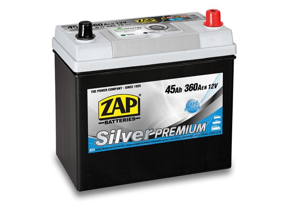 ZAP 545 70 Starterbatterie ZAP Silver Premium 12V 45Ah 360(EN) R+ 54570: Kaufen Sie zu einem guten Preis in Polen bei 2407.PL!