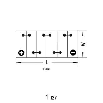 Akumulator ZAP Calcium Plus 12V 55Ah 460(EN) P+ ZAP 555 65