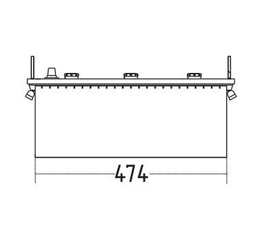 Battery ZAP Truck Professional 12V 125Ah 690(EN) Lateral, L+ ZAP 625 13