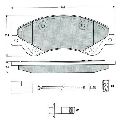 MTR MT673 Brake Pad Set, disc brake MT673: Buy near me in Poland at 2407.PL - Good price!