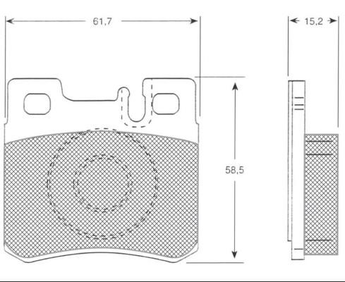 MTR MT678 Brake Pad Set, disc brake MT678: Buy near me in Poland at 2407.PL - Good price!