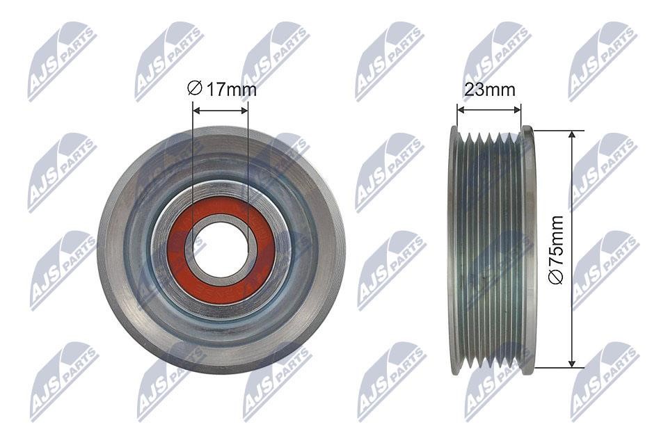 NTY RNK-MZ-015 Spannrolle, keilrippenriemen RNKMZ015: Kaufen Sie zu einem guten Preis in Polen bei 2407.PL!