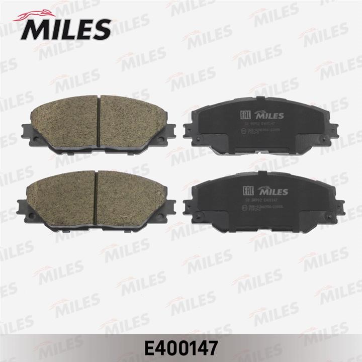 Miles E400147 Brake Pad Set, disc brake E400147: Buy near me in Poland at 2407.PL - Good price!