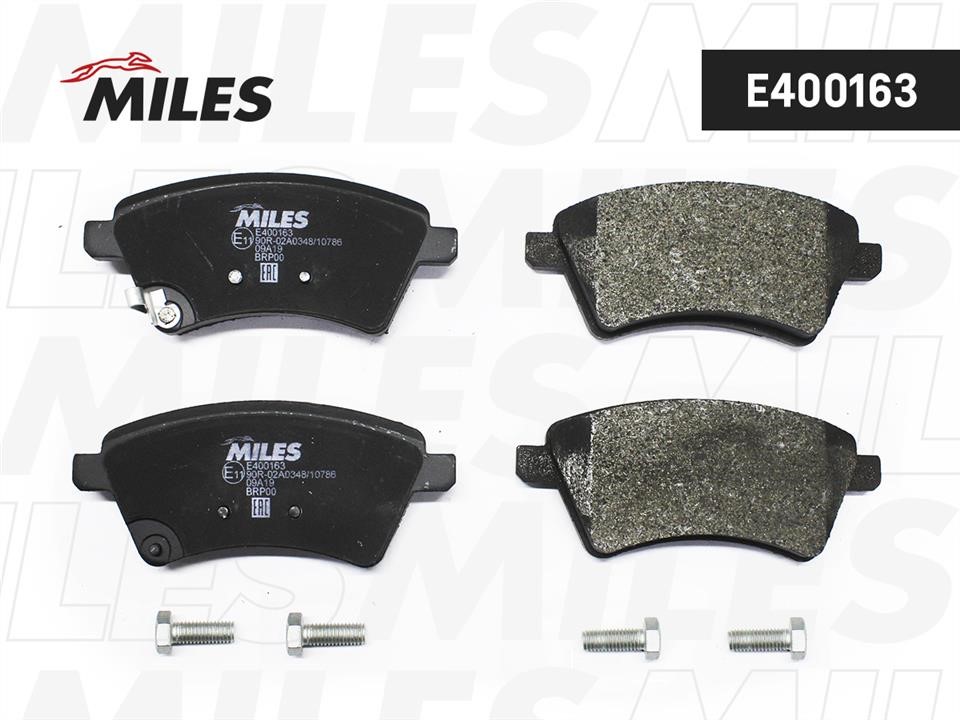 Miles E400163 Brake Pad Set, disc brake E400163: Buy near me in Poland at 2407.PL - Good price!