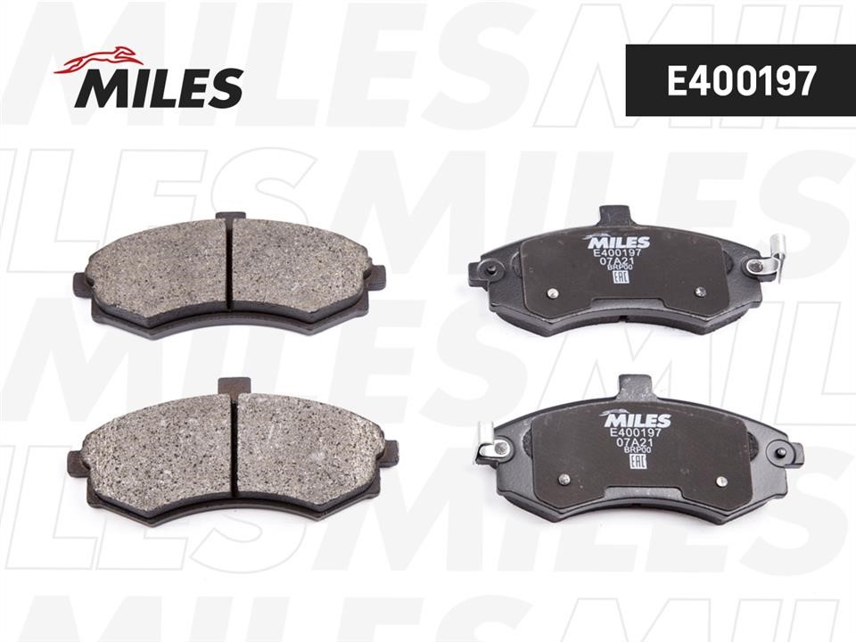 Miles E400197 Brake Pad Set, disc brake E400197: Buy near me in Poland at 2407.PL - Good price!