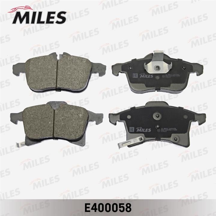 Miles E400058 Brake Pad Set, disc brake E400058: Buy near me in Poland at 2407.PL - Good price!
