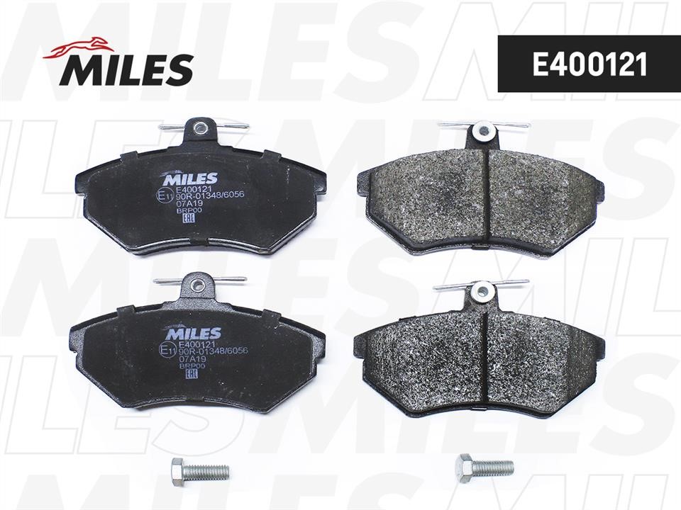 Miles E400121 Brake Pad Set, disc brake E400121: Buy near me in Poland at 2407.PL - Good price!