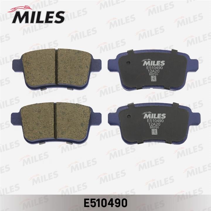 Miles E510490 Brake Pad Set, disc brake E510490: Buy near me in Poland at 2407.PL - Good price!