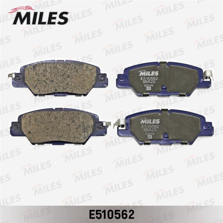 Miles E510562 Brake Pad Set, disc brake E510562: Buy near me in Poland at 2407.PL - Good price!