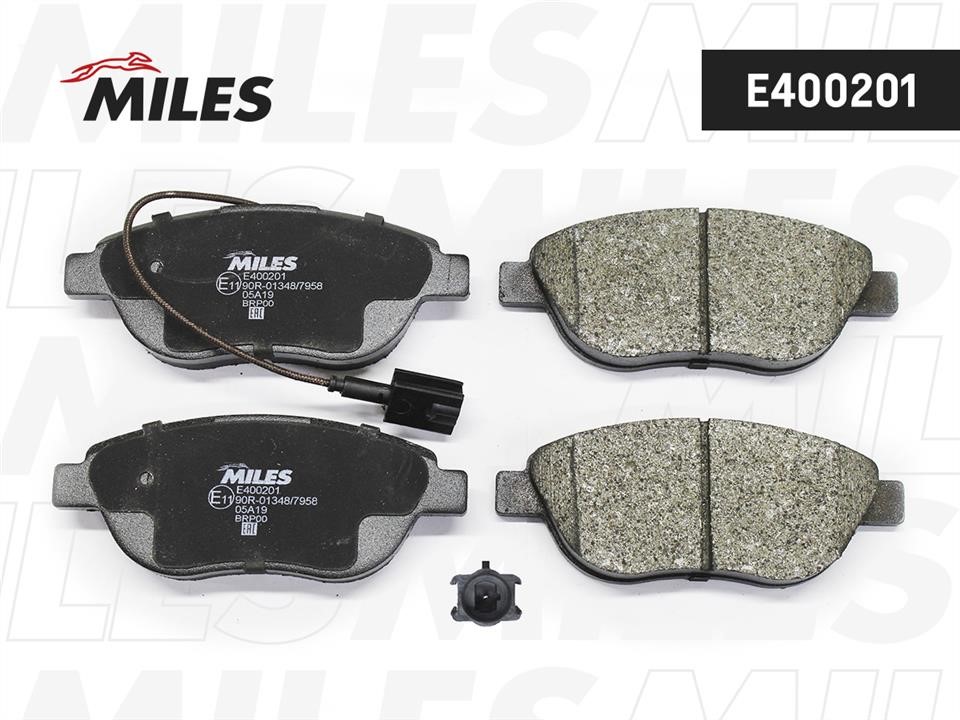 Miles E400201 Brake Pad Set, disc brake E400201: Buy near me in Poland at 2407.PL - Good price!