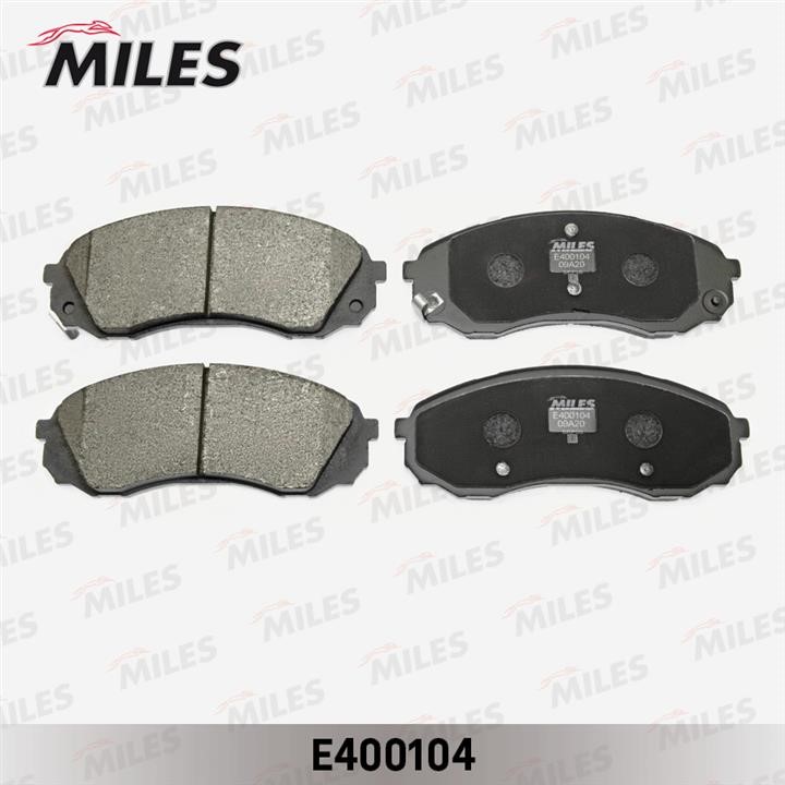 Miles E400104 Brake Pad Set, disc brake E400104: Buy near me in Poland at 2407.PL - Good price!