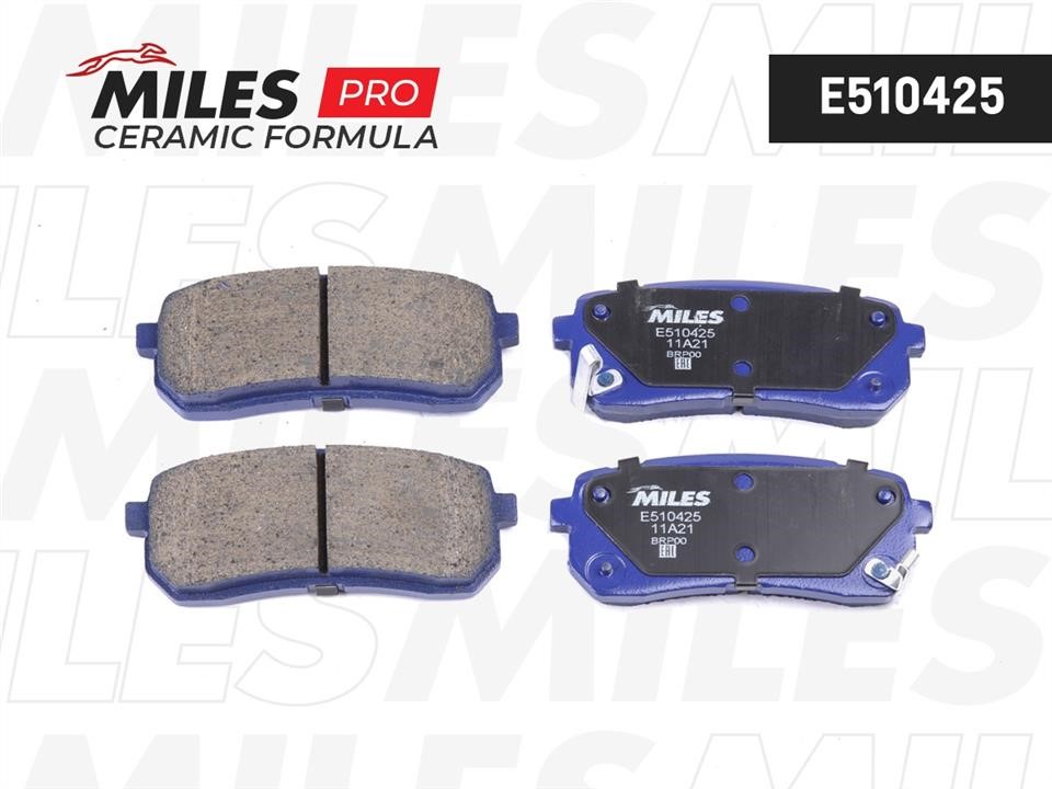 Miles E510425 Brake Pad Set, disc brake E510425: Buy near me in Poland at 2407.PL - Good price!