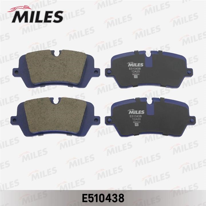 Miles E510438 Brake Pad Set, disc brake E510438: Buy near me in Poland at 2407.PL - Good price!