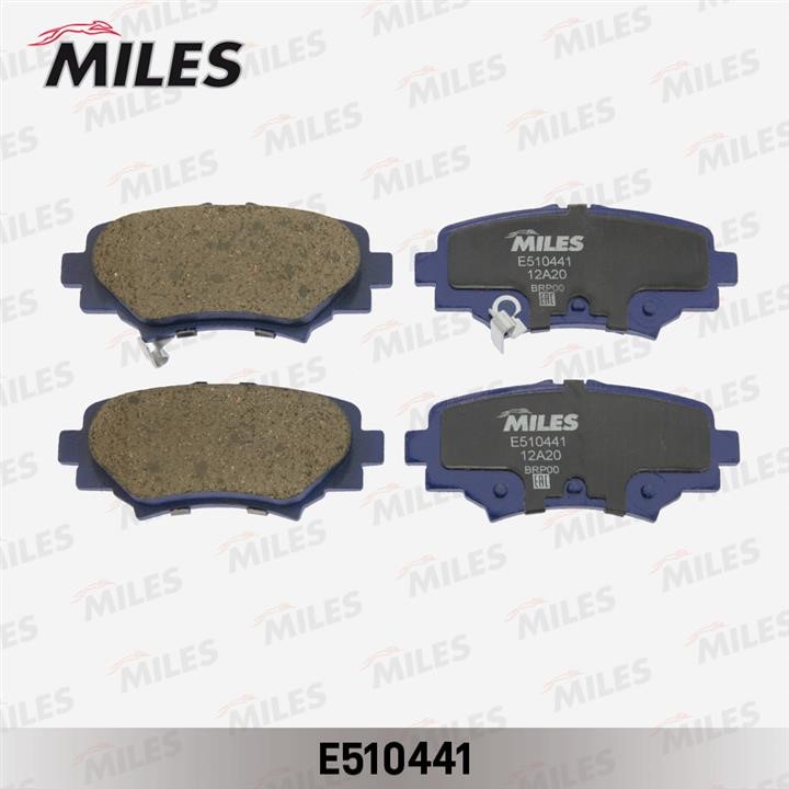 Miles E510441 Тормозные колодки дисковые, комплект E510441: Отличная цена - Купить в Польше на 2407.PL!