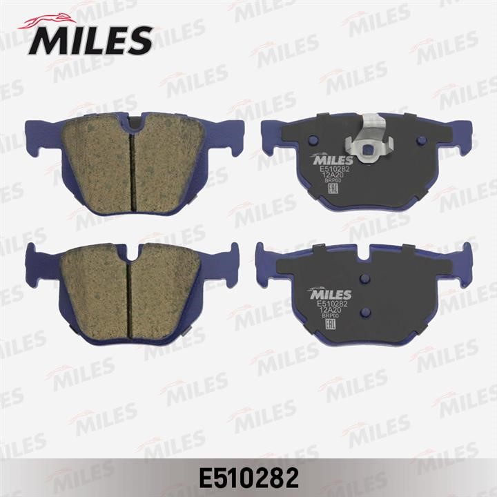 Miles E510282 Brake Pad Set, disc brake E510282: Buy near me in Poland at 2407.PL - Good price!
