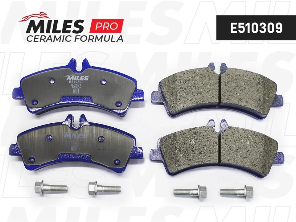 Miles E510309 Brake Pad Set, disc brake E510309: Buy near me in Poland at 2407.PL - Good price!