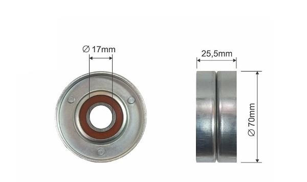 MTR 12170562 Tensioner pulley, v-ribbed belt 12170562: Buy near me in Poland at 2407.PL - Good price!
