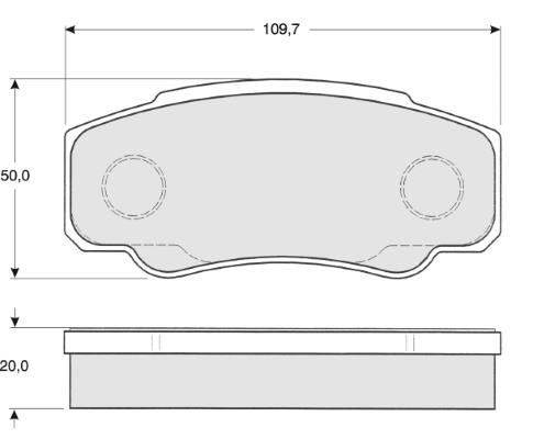 MTR MT655 Brake Pad Set, disc brake MT655: Buy near me in Poland at 2407.PL - Good price!