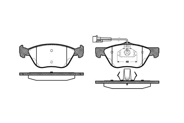 New Blox NB21636V02 Brake Pad Set, disc brake NB21636V02: Buy near me in Poland at 2407.PL - Good price!