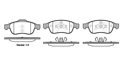 New Blox NB24538S02 Brake Pad Set, disc brake NB24538S02: Buy near me in Poland at 2407.PL - Good price!