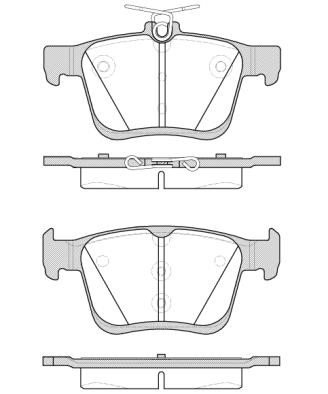 New Blox NB25008N00 Тормозные колодки дисковые, комплект NB25008N00: Отличная цена - Купить в Польше на 2407.PL!