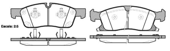 New Blox NB25190V02 Brake Pad Set, disc brake NB25190V02: Buy near me in Poland at 2407.PL - Good price!