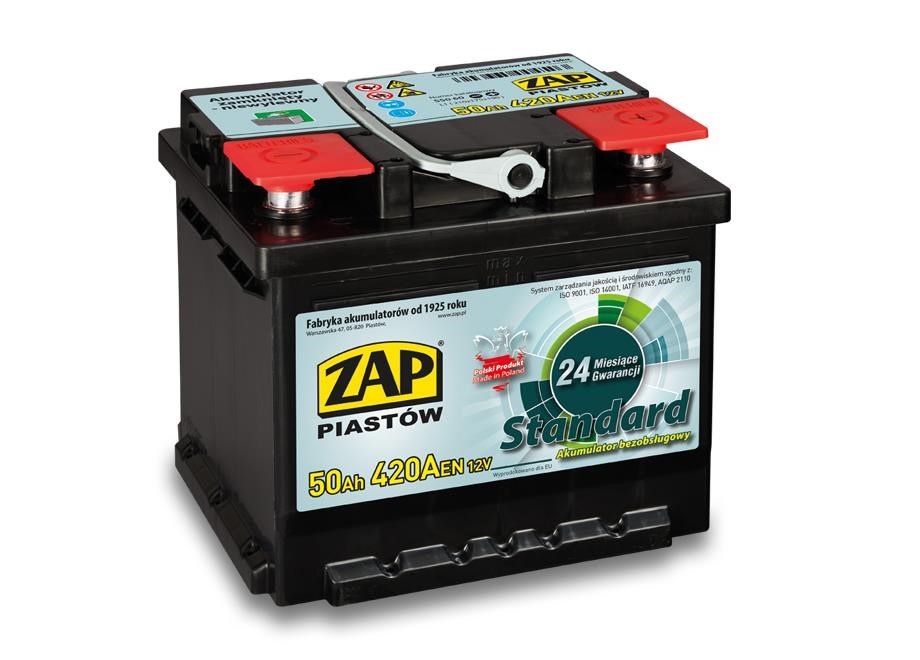 ZAP 550 60 Starterbatterie ZAP Standard 12V 50Ah 420(EN) R+ 55060: Kaufen Sie zu einem guten Preis in Polen bei 2407.PL!