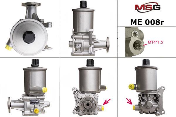MSG Rebuilding ME008R Regenerowana pompa wspomagania układu kierowniczego ME008R: Dobra cena w Polsce na 2407.PL - Kup Teraz!